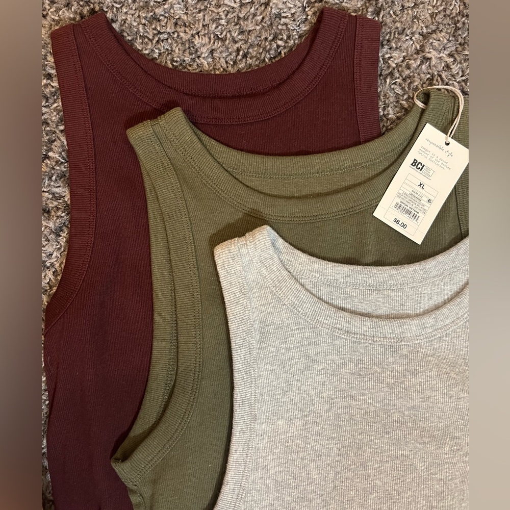 SET OF 3 A New Day tank tops size XL